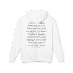 Who Is He? White Hoodie