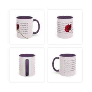 Custom Purple Handle Mug